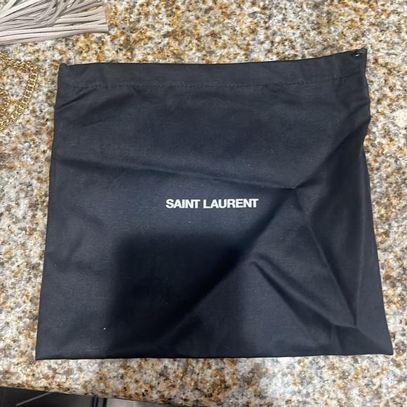 YSL MINI LOU IN QUILTED LEATHER IN DARK BEIGE - Picture 8 of 8